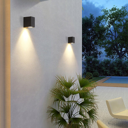 Pike Adjustable Spot Sconce, Black Grey IP65 Waterproof GU10 Outdoor Spotlight for Tree & House Number