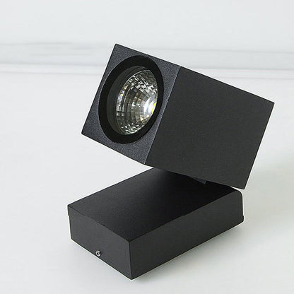 Pike Adjustable Spot Sconce, Black Grey IP65 Waterproof GU10 Outdoor Spotlight for Tree & House Number