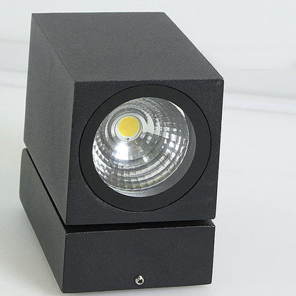 Pike Adjustable Spot Sconce, Black Grey IP65 Waterproof GU10 Outdoor Spotlight for Tree & House Number