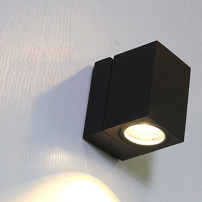 Pike Adjustable Spot Sconce, Black Grey IP65 Waterproof GU10 Outdoor Spotlight for Tree & House Number